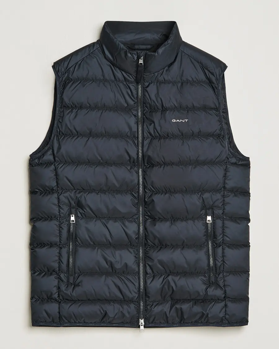 GANT The Light Down Gilet Black