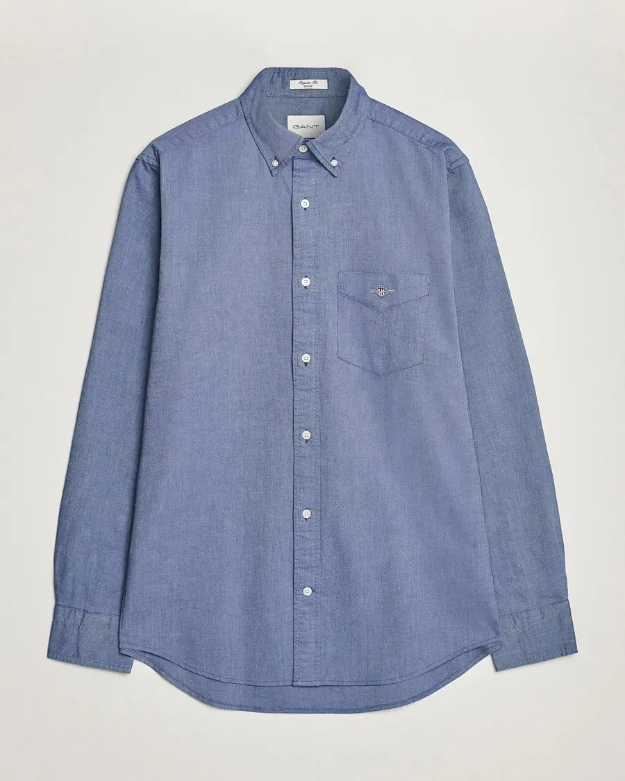 GANT Regular Fit Oxford Shirt Persian Blue