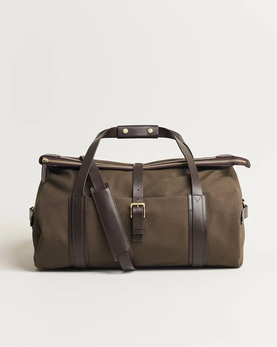 Mismo M/S Explorer Weekendbag Army/Dark Brown