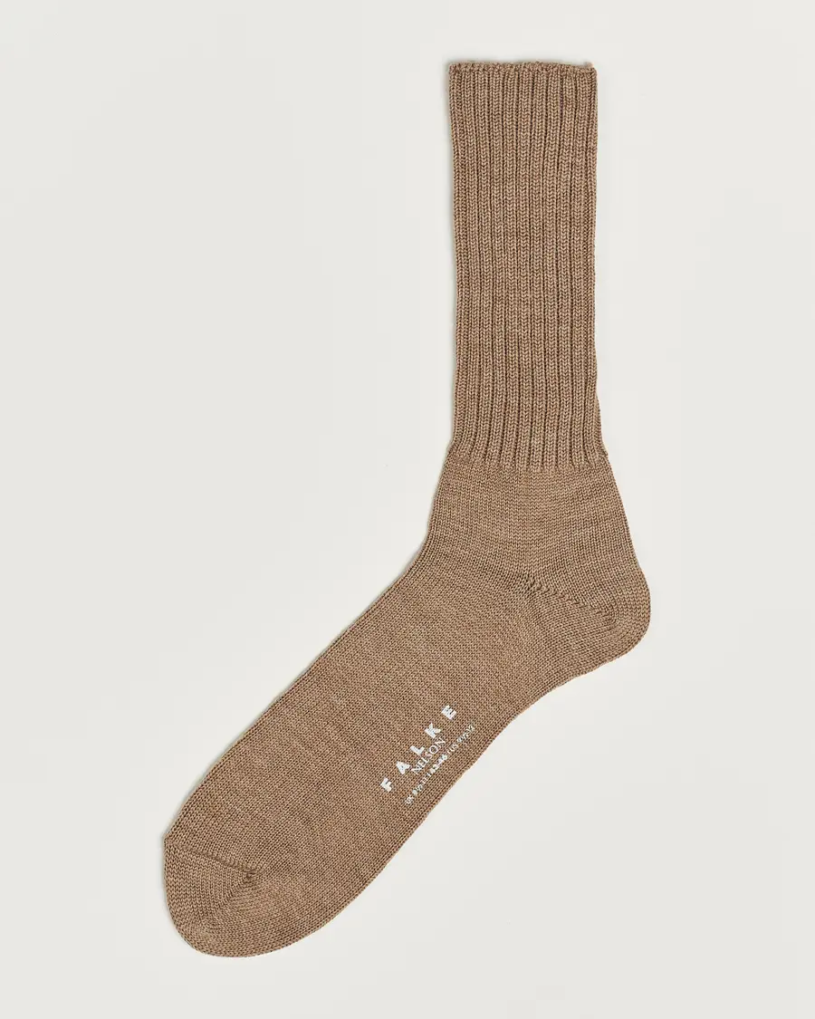 Falke Nelson Wool Boot Sock Nutmeg Melange