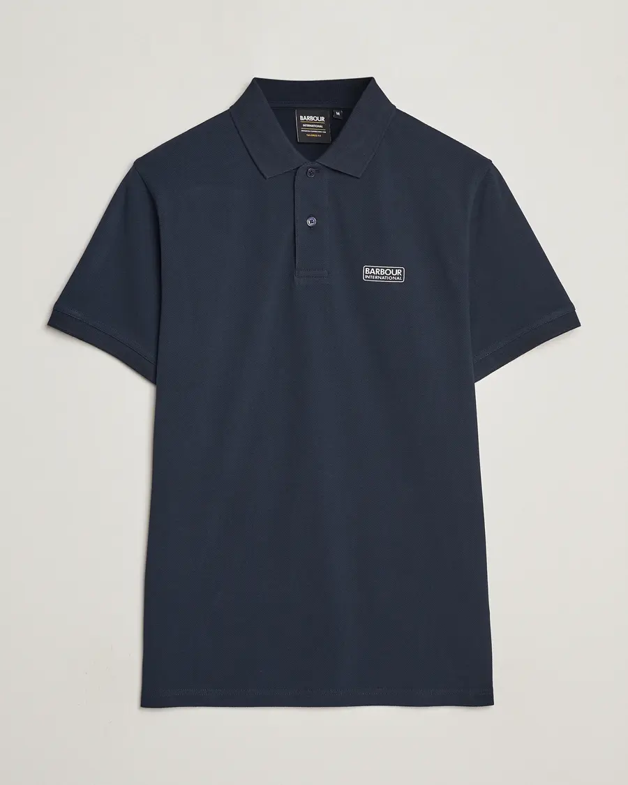 Barbour International Essential Polo Navy
