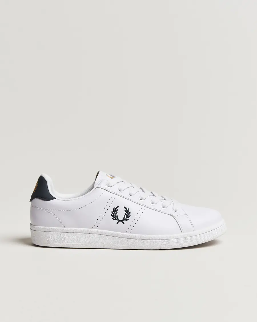 Fred Perry B721 Leather Sneakers White/Navy