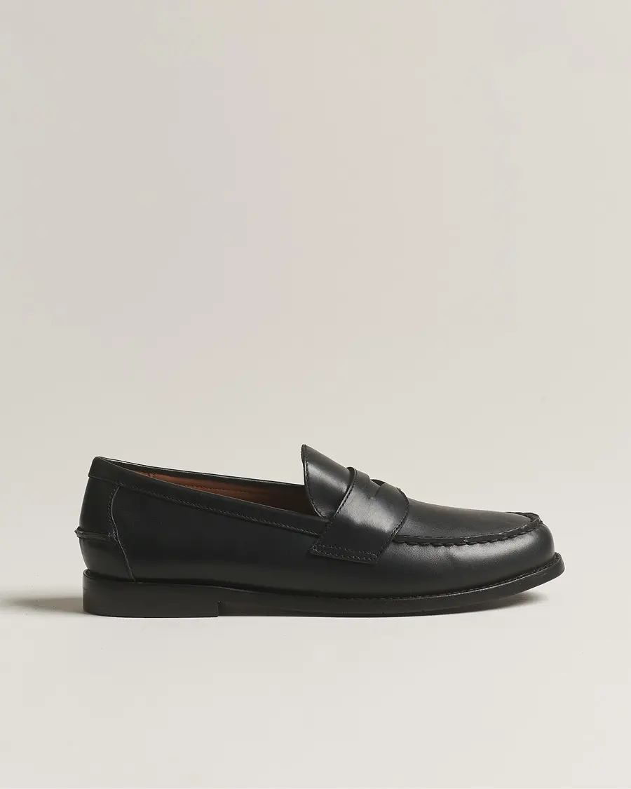 Polo Ralph Lauren Alston Penny Loafers Black Calf