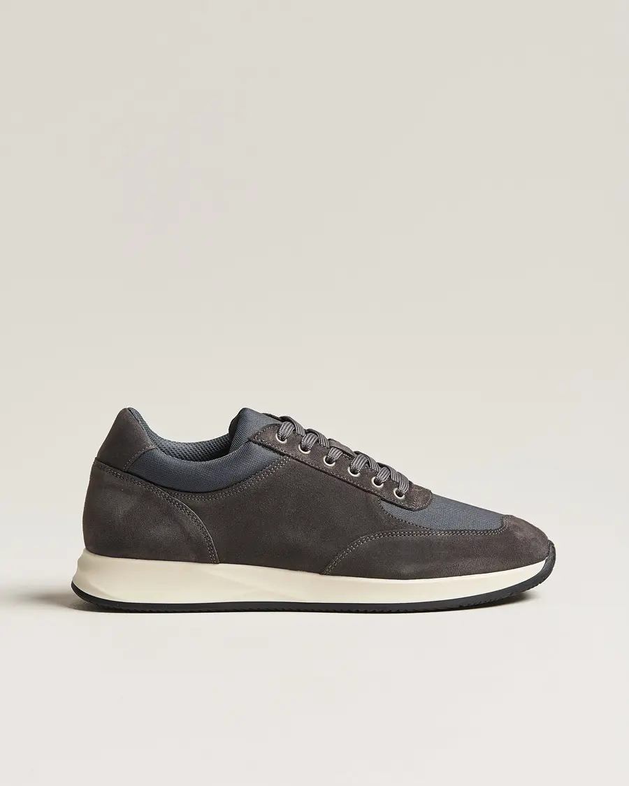 Myrqvist Stensund Running Sneaker Dark Grey Suede