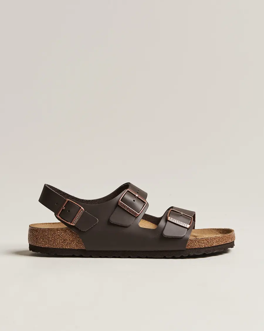 BIRKENSTOCK Milano Classic Footbed Dark Brown Leather