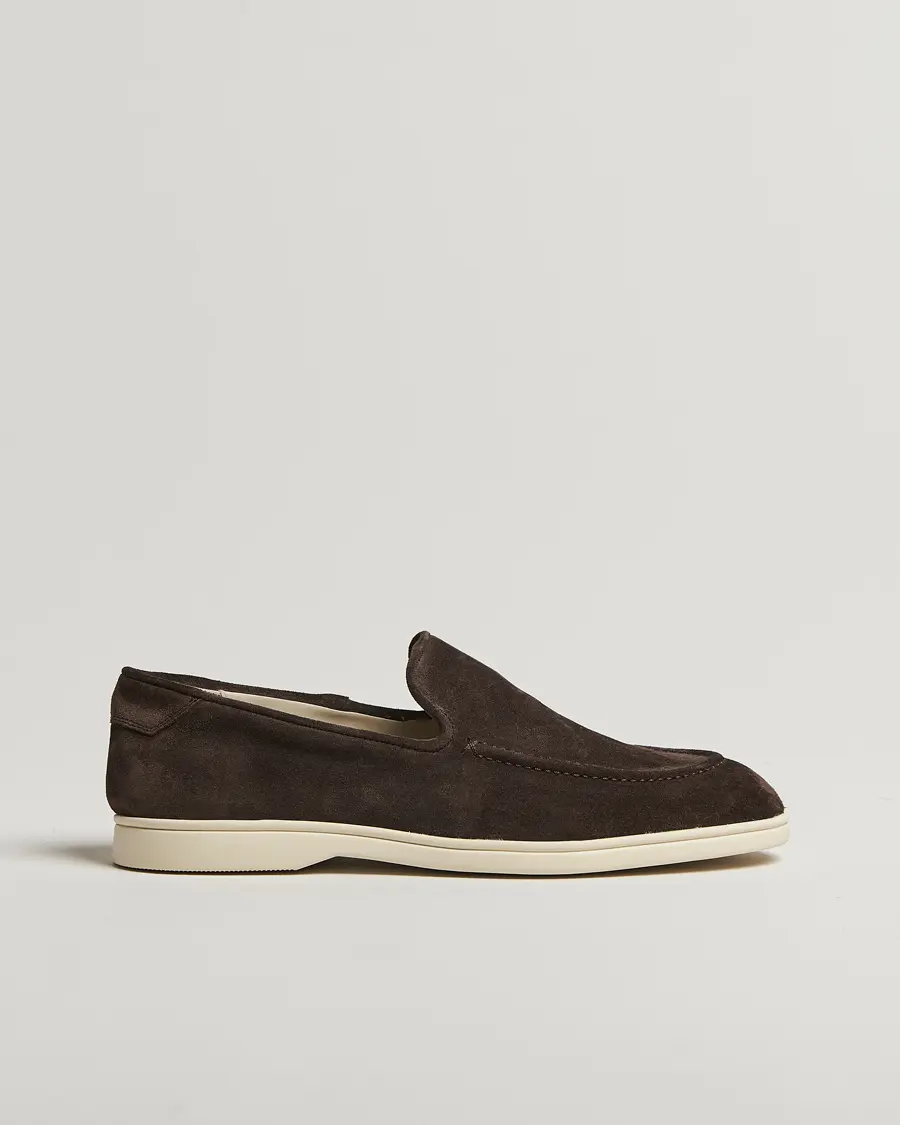CQP Debonair Suede Loafers Chocolate