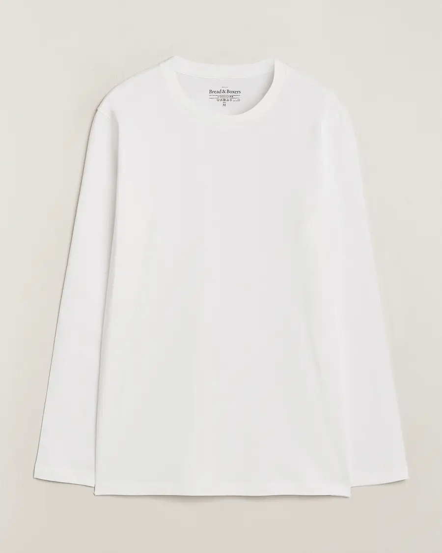 Bread & Boxers Long Sleeve T-Shirt White