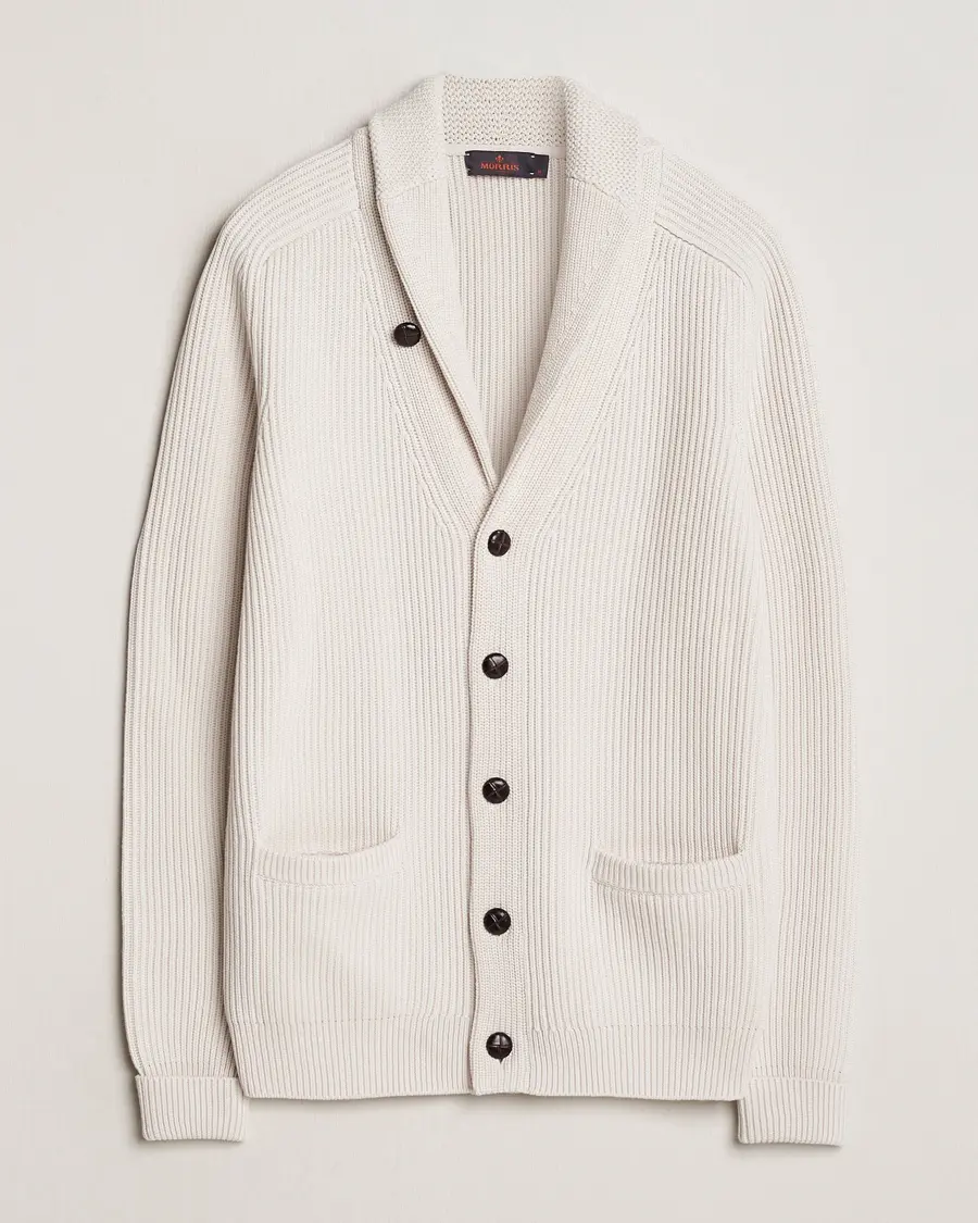 Morris Brayden Shawl Cardigan White