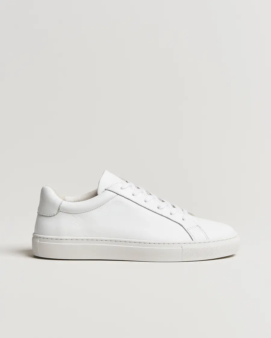 A Day's March Marching Leather Sneaker White