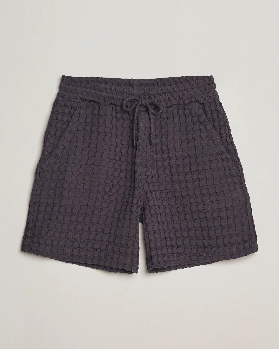OAS Porto Waffle Shorts Nearly Black