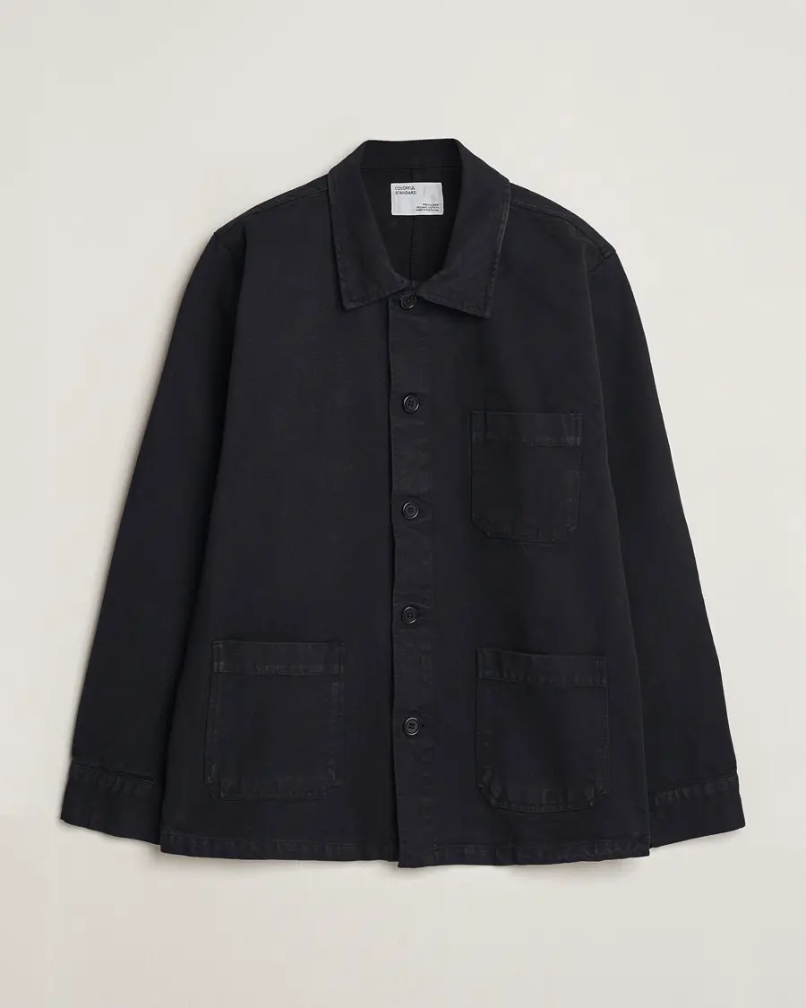 Colorful Standard Organic Workwear Jacket Deep Black