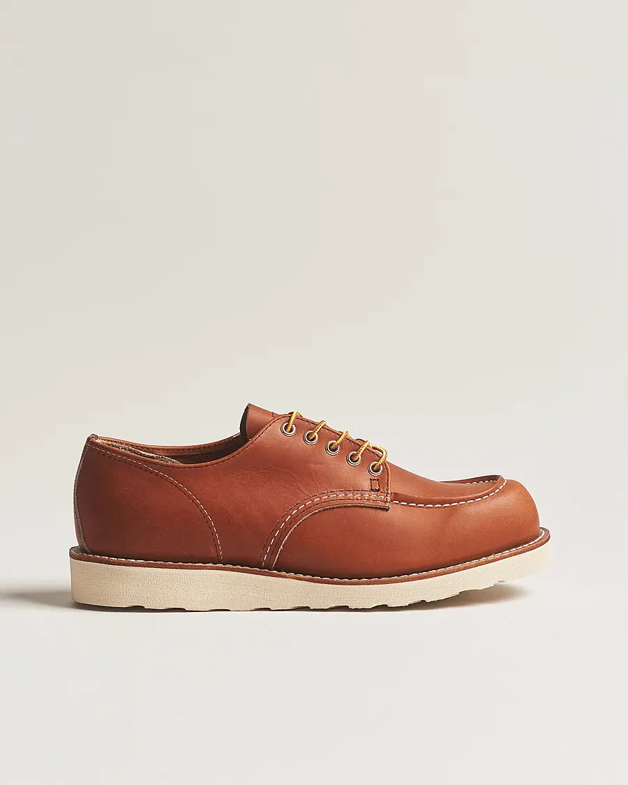 Red Wing Shoes Moc Toe Oxford Oro Legacy Leather