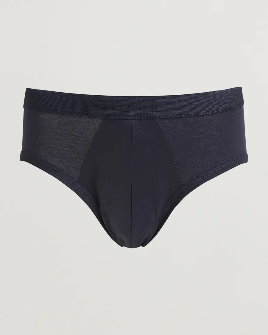 Zimmerli of Switzerland Sea Island Cotton Briefs Navy