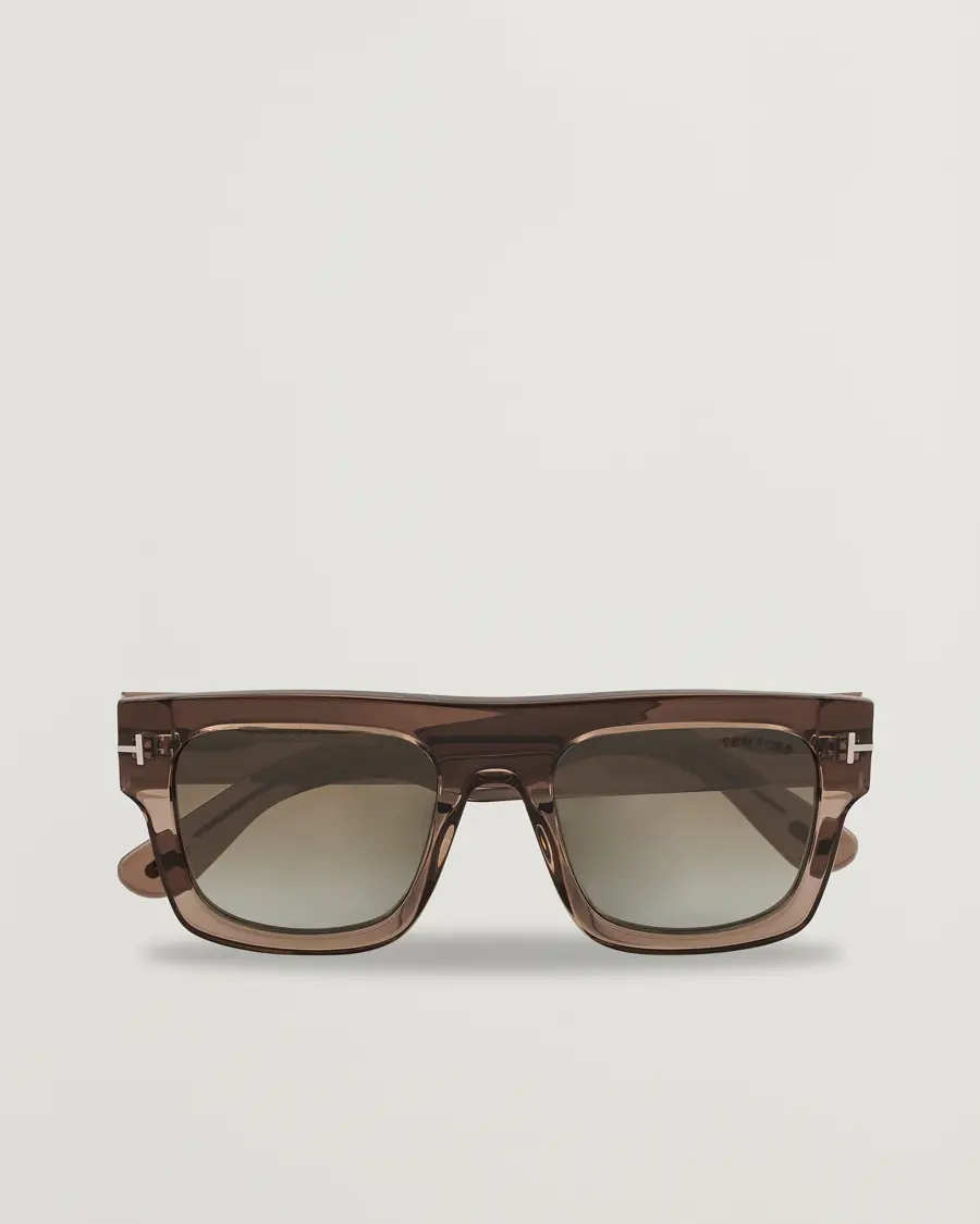 Tom Ford Fausto FT0711 Sunglasses Brown/Green