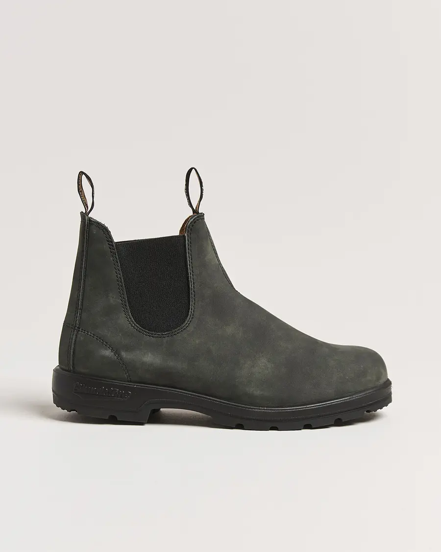 Blundstone 587 Original Leather Chelsea Boot Rustic Black