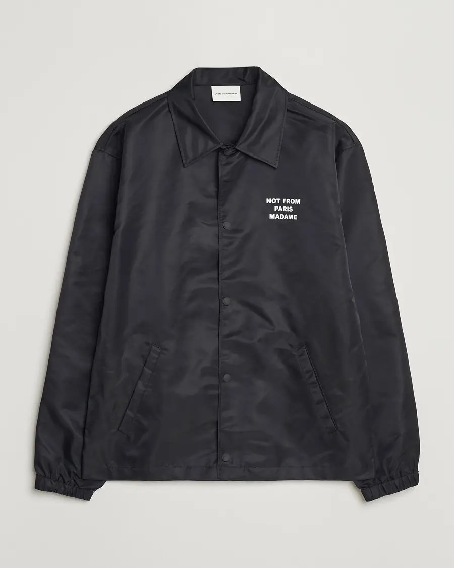 Drôle de Monsieur La Veste Slogan Jacket Black