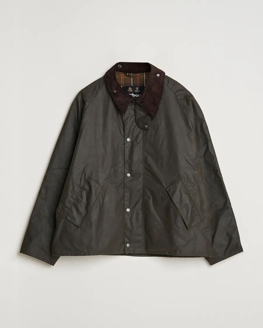 Barbour Heritage Transport Wax Jacket Olive