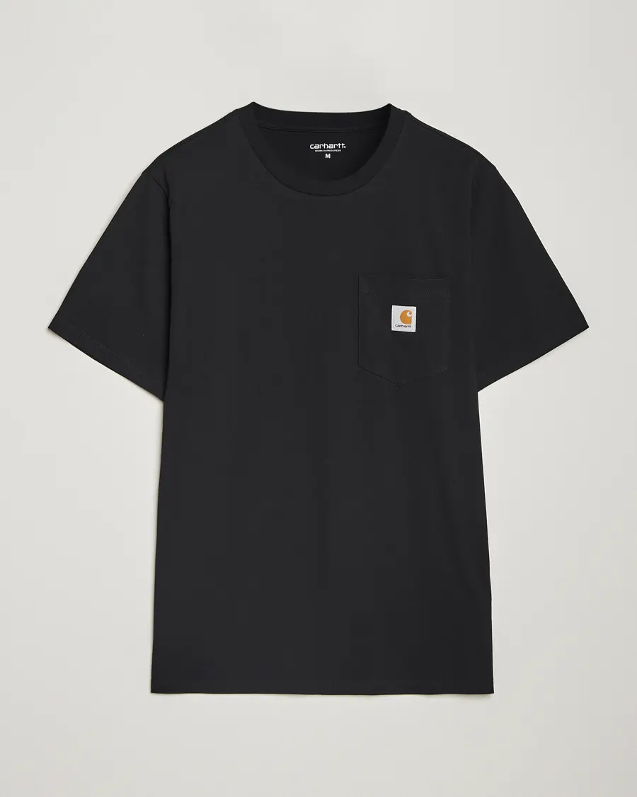 Carhartt WIP Pocket Cotton T-Shirt Black