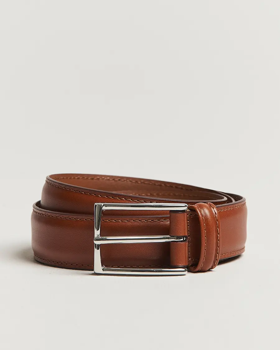 Anderson's Leather Suit Belt 3 cm Light Brown