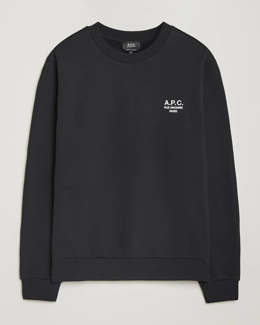 A.P.C. Rue Madame Sweatshirt Black/White
