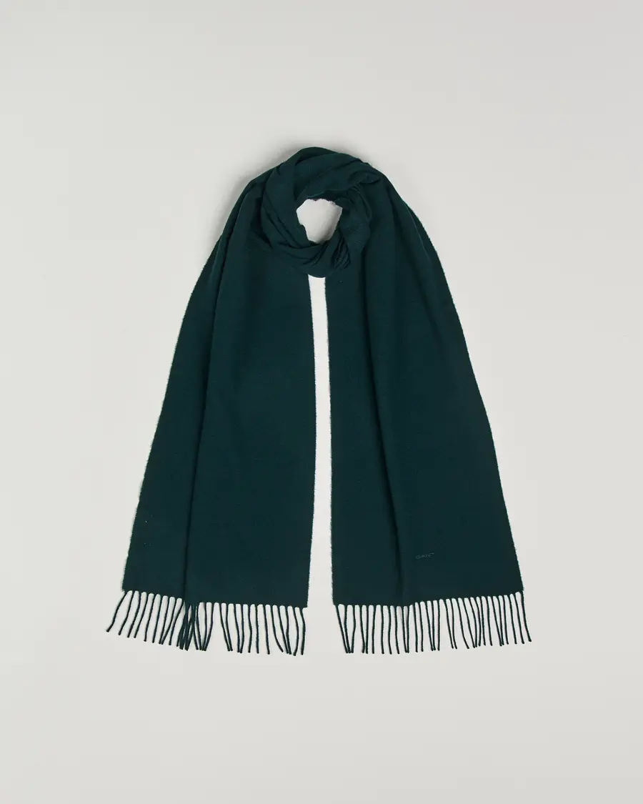 GANTWool ScarfTartan Green