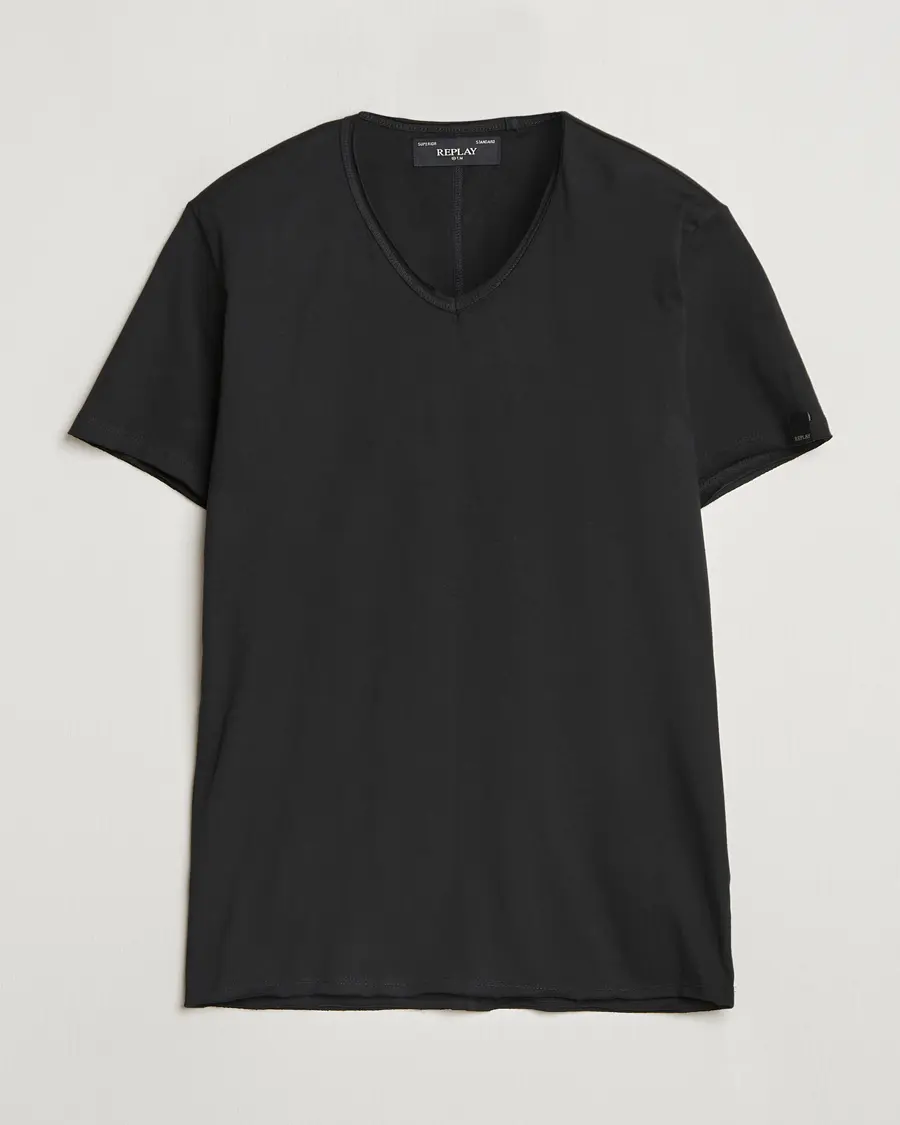 Replay V-Neck T-Shirt Black
