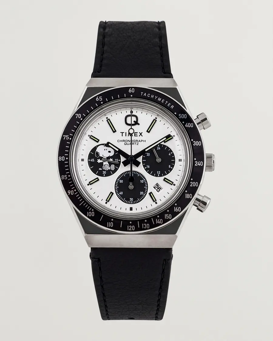 Timex Q Timex Snoopy Chronograph 40mm White Dial