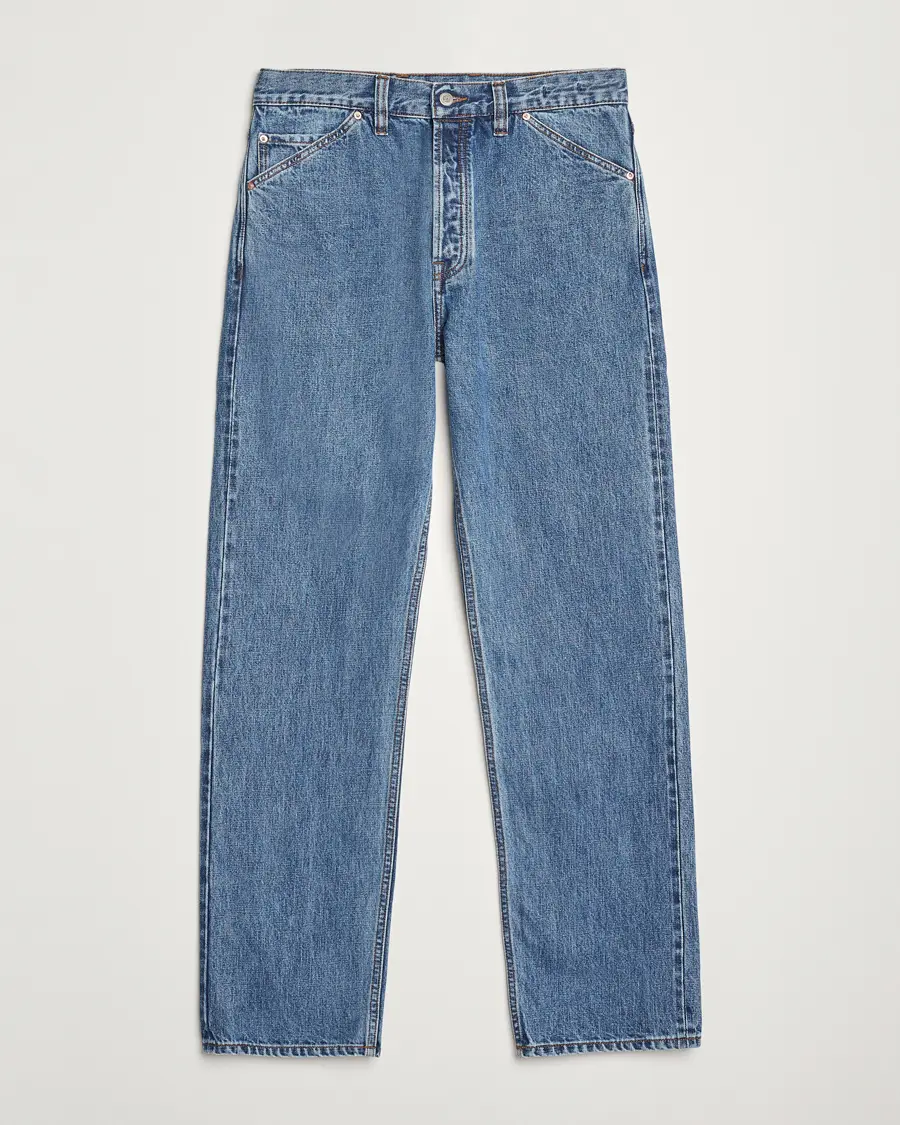 Drake's 5-Pocket Japanese Selvedge Denim Blue