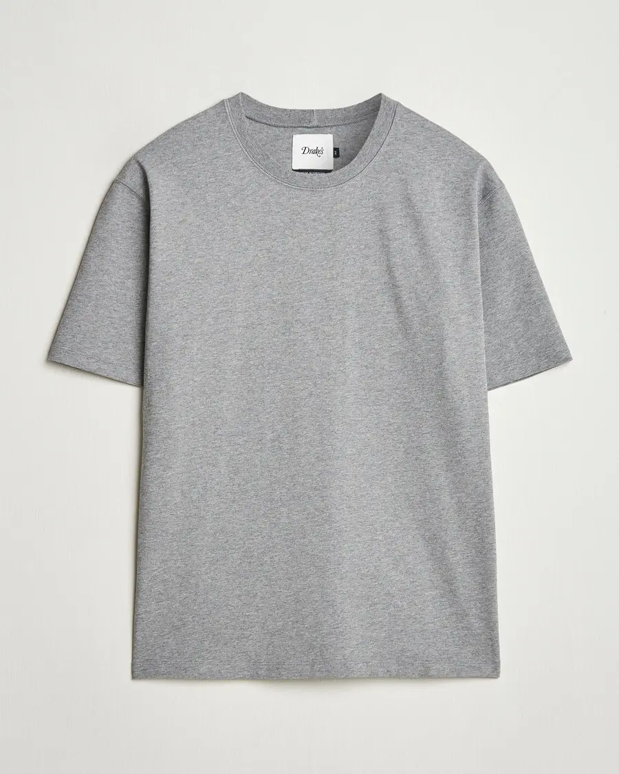 Drake's Short Sleeve Hiking T-Shirt Grey