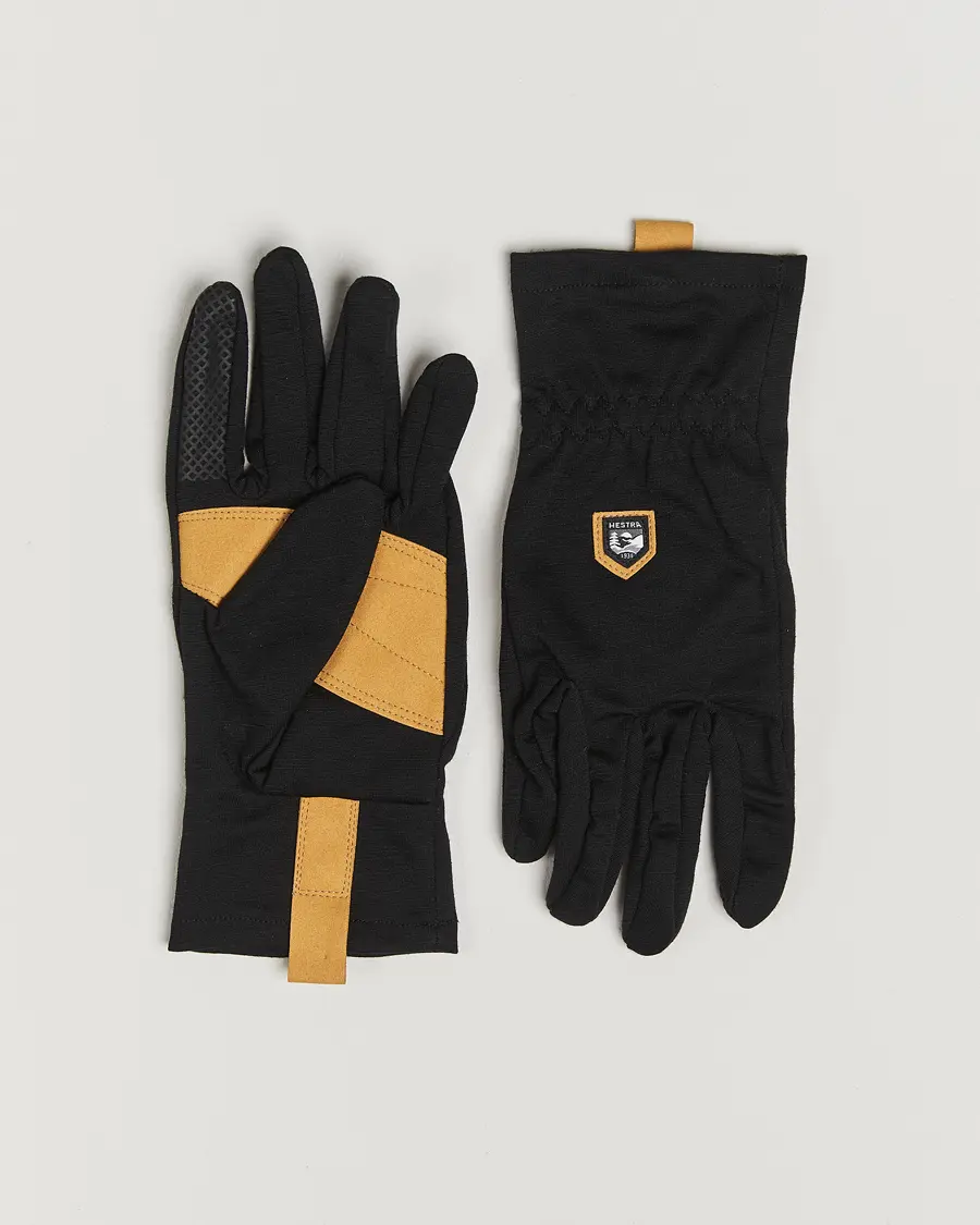 Hestra Merino Windwool Liner Glove Black