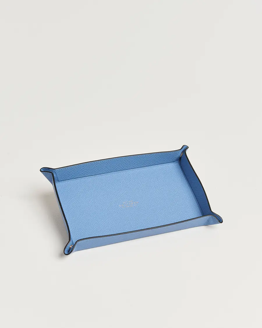 Smythson Panama Leather Trinket Tray Blue Nile
