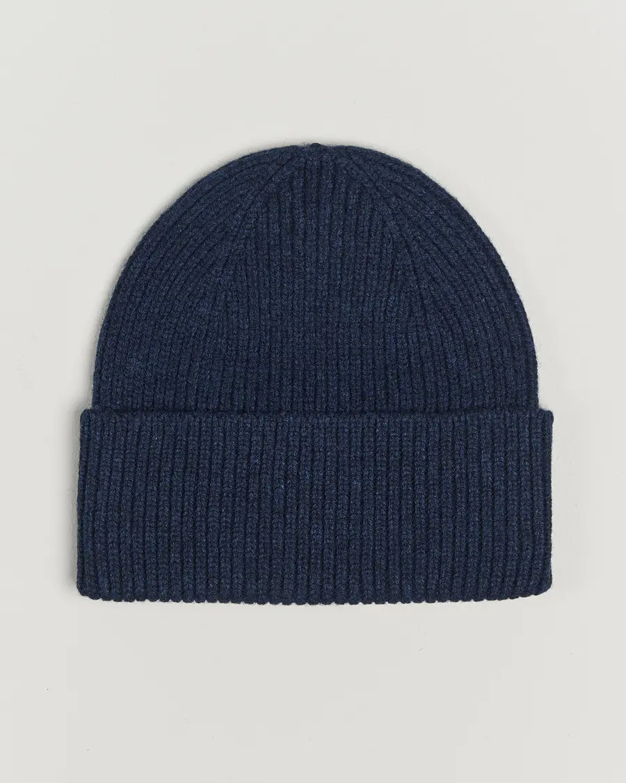 Colorful StandardMerino Wool BeanieMarine Blue