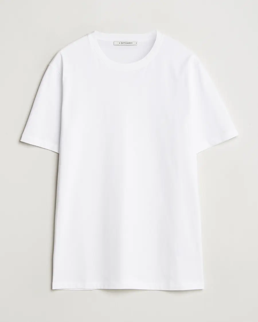 A Day's March Midweight T-Shirt White