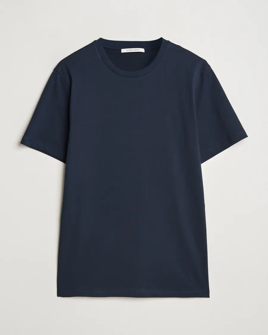 A Day's March Midweight T-Shirt Navy