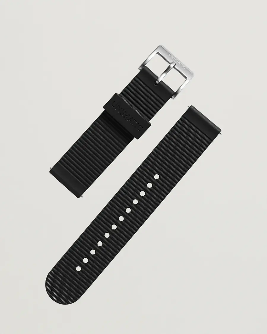 UNIMATIC TPU Quick Relese 22mm Strap Black