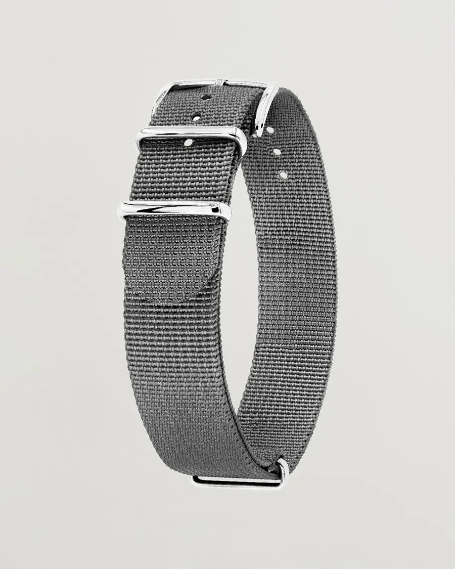 HIRSCH Rush Recycle Nato Watch Strap Grey