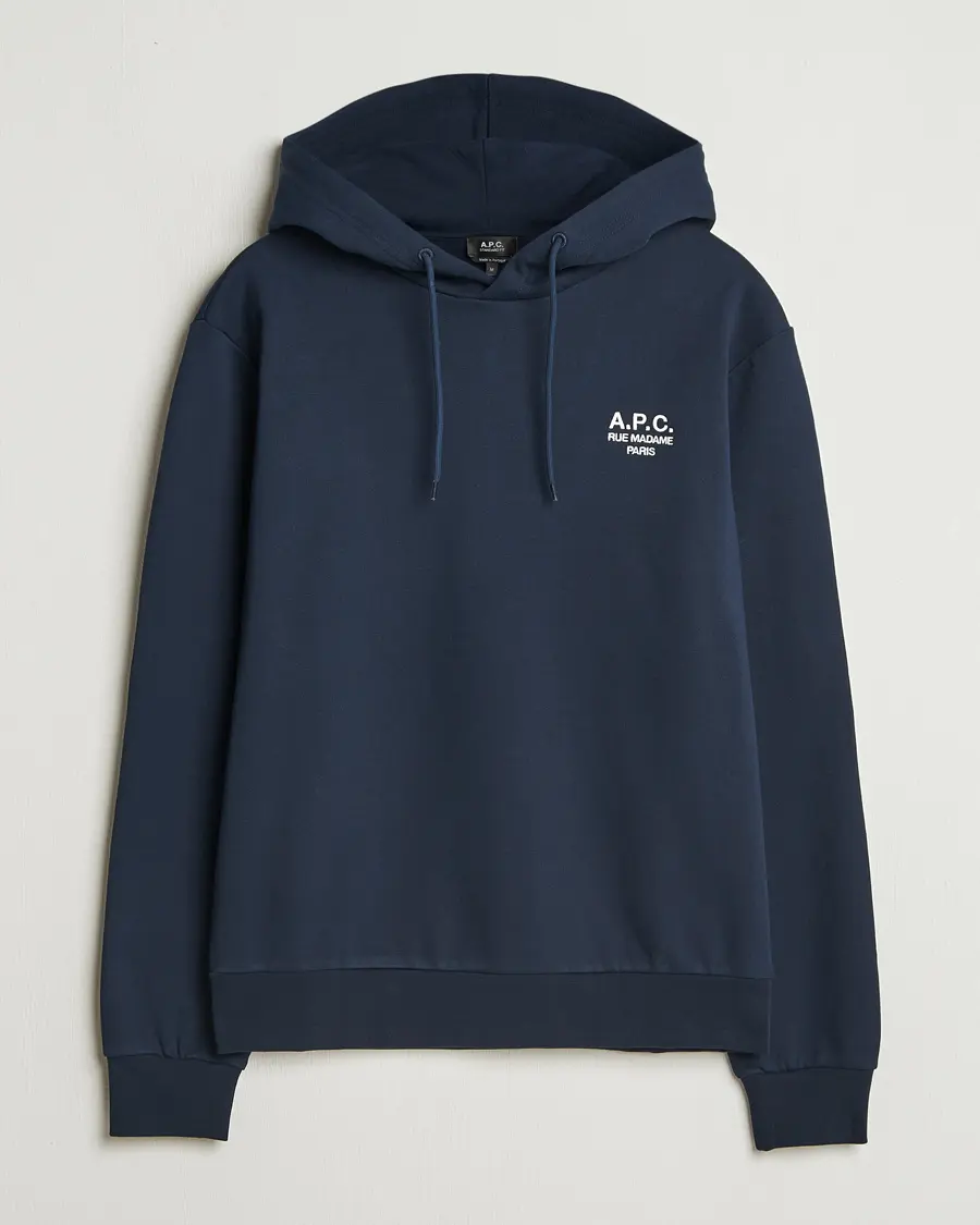 A.P.C. Rue Madame Hoodie Dark Navy