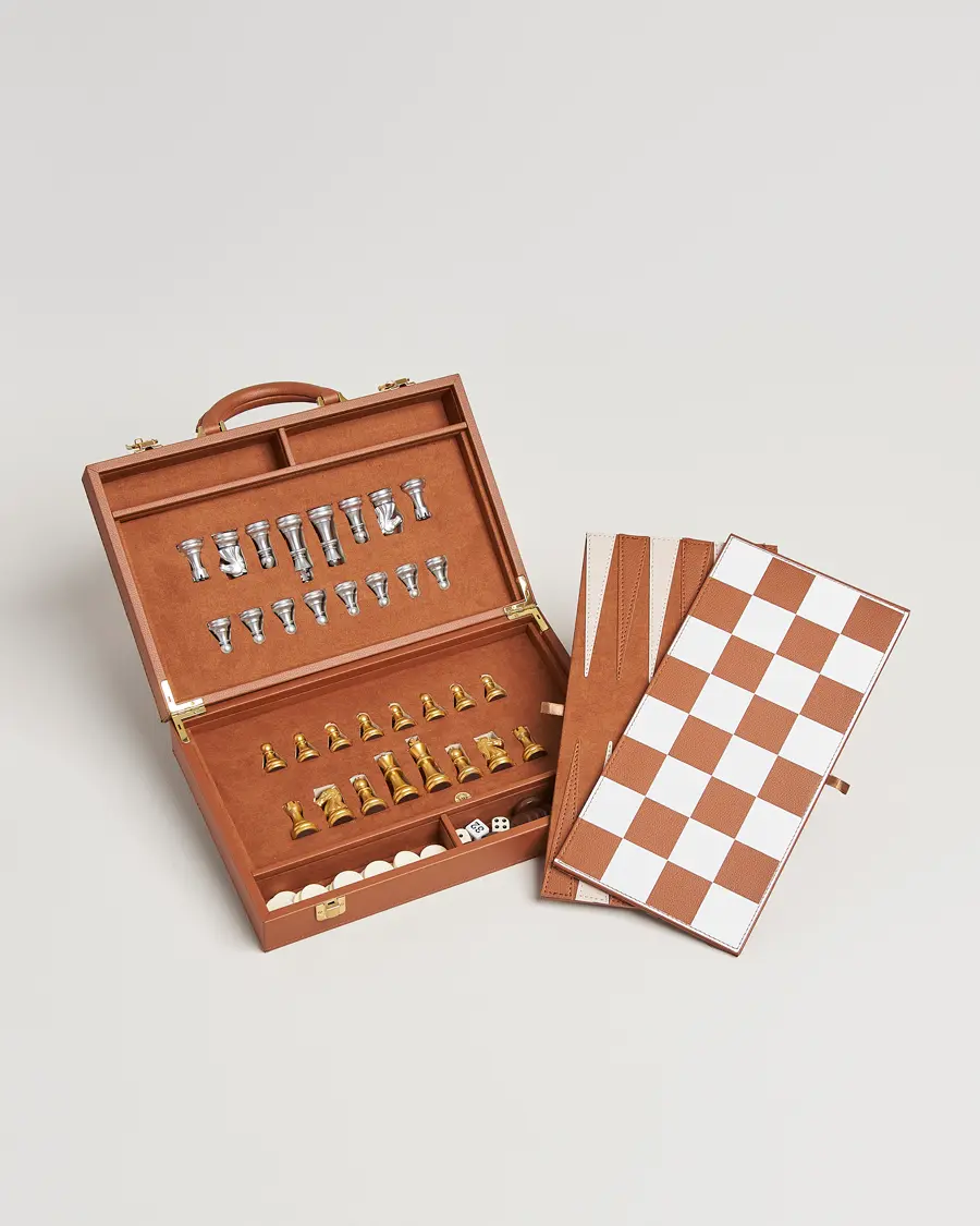 Authentic Models Chess & Backgammon Case