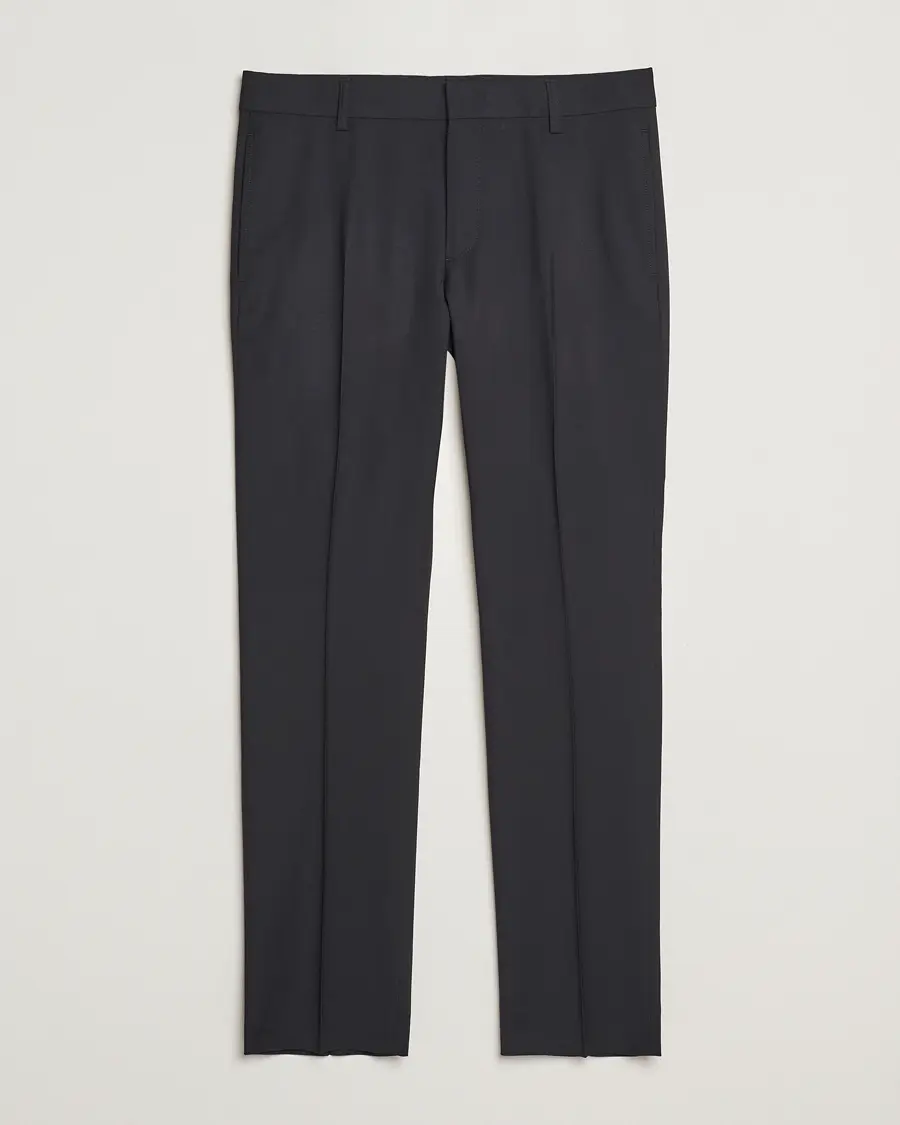Filippa K Slim Wool Trousers Black