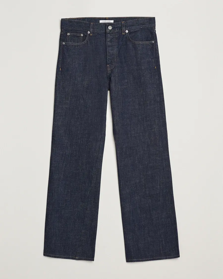 Sunflower Straight Twist Jeans Simple Rinse Blue