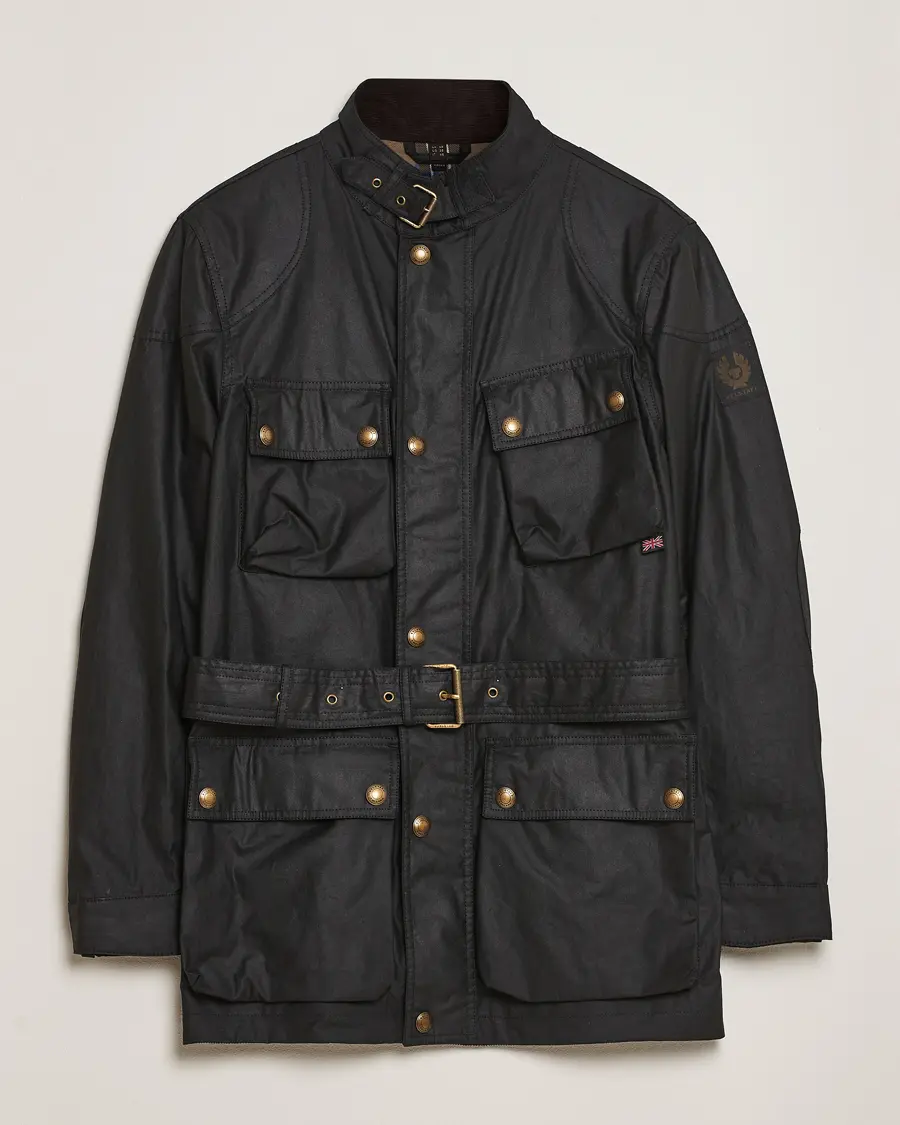 Belstaff Trailmaster Wax Jacket Black