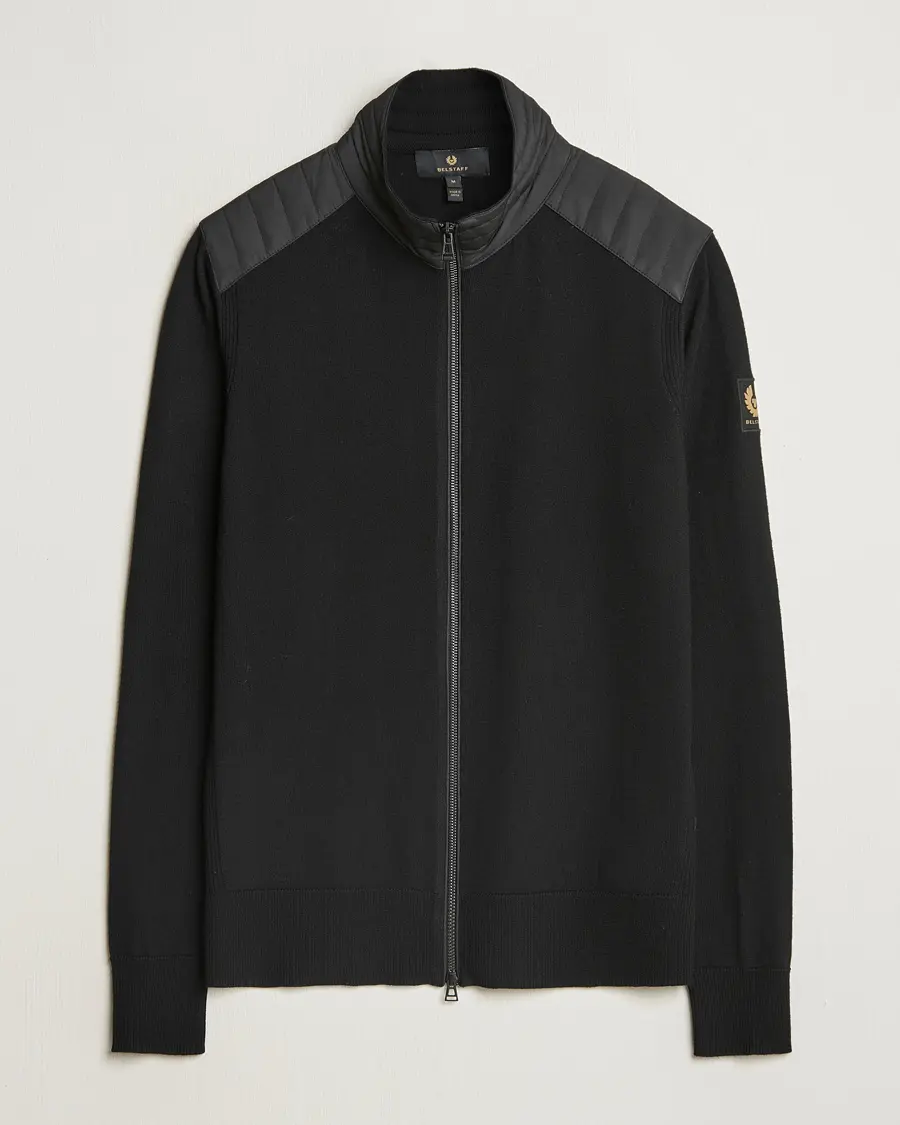 Belstaff Kelby Zip Cardigan Black