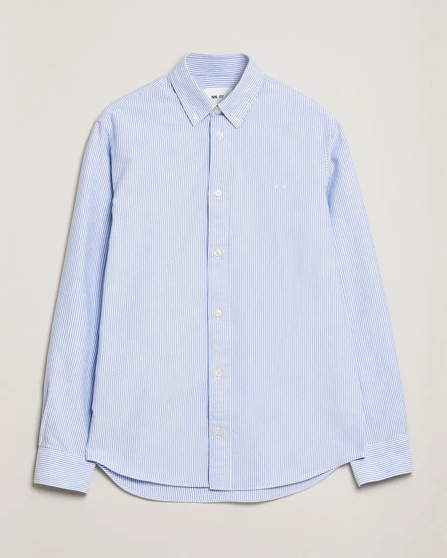 NN07 Colby Oxford Shirt Blue/White