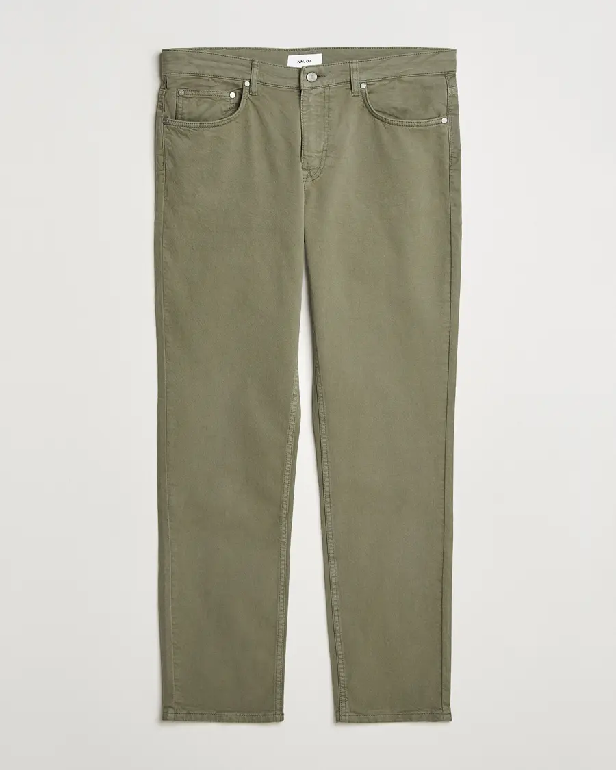 NN07 Tony 5-Pocket Pants Capers Green