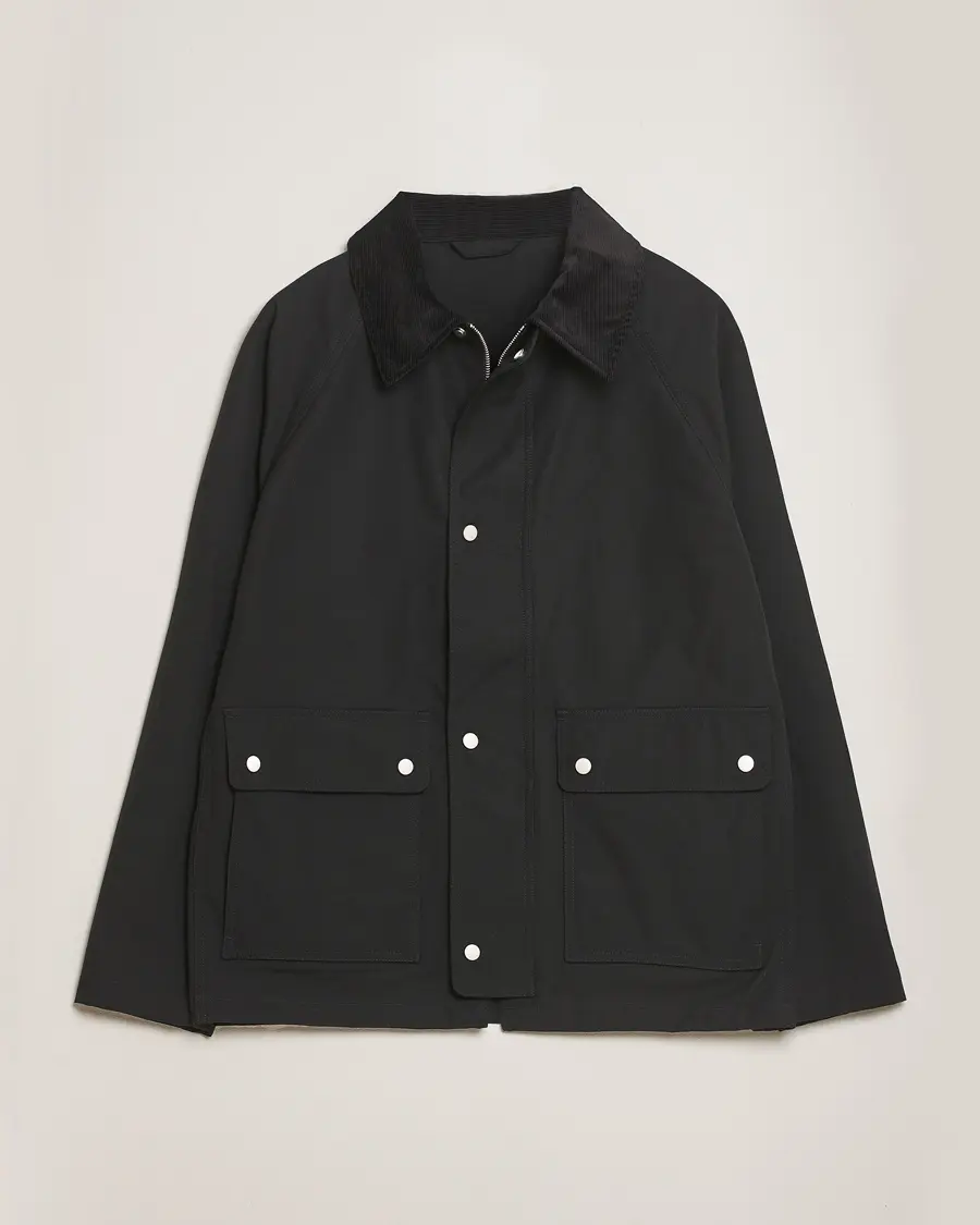 NN07 Glenn Brittish Millrain Jacket Black