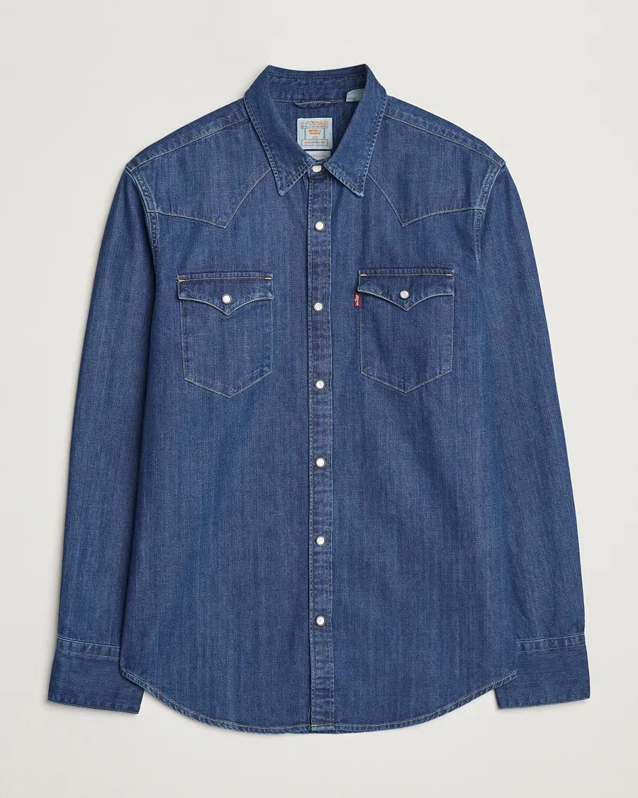 Levi's Barstow Western Standard Shirt Medium Blue