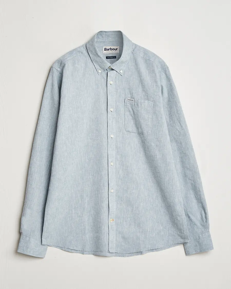 Barbour Lifestyle Nelson Linen/Cotton Shirt Lead
