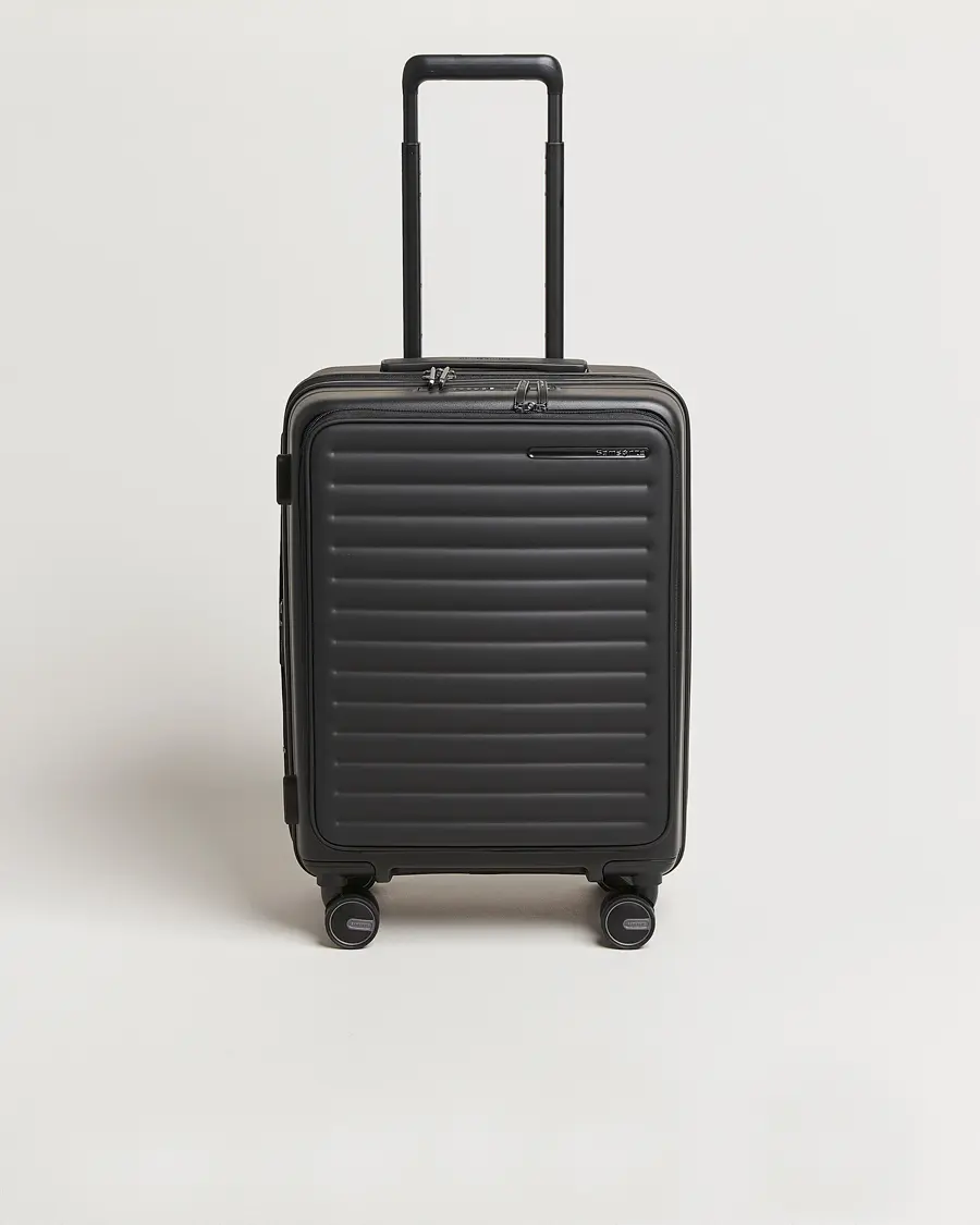 Samsonite Restackd Spinner Easy Access Carry-On Black