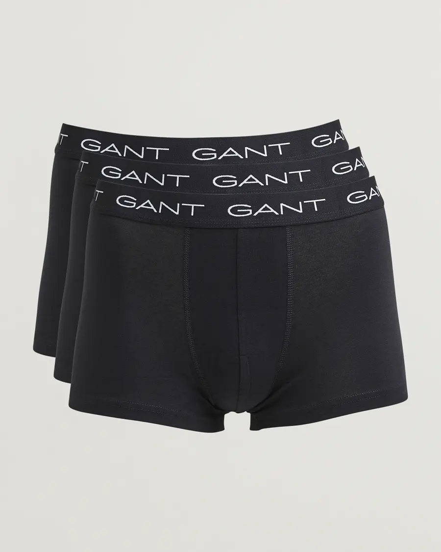 GANT 3-Pack Trunks Black