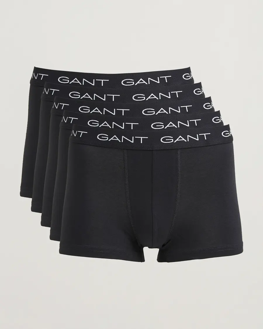 GANT 5-Pack Trunks Black